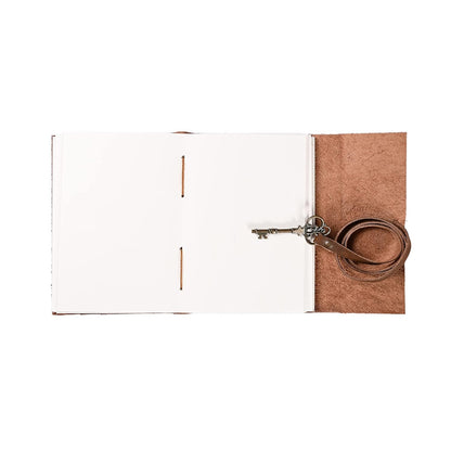 Brown Vintage Key Leather Handmade Journal