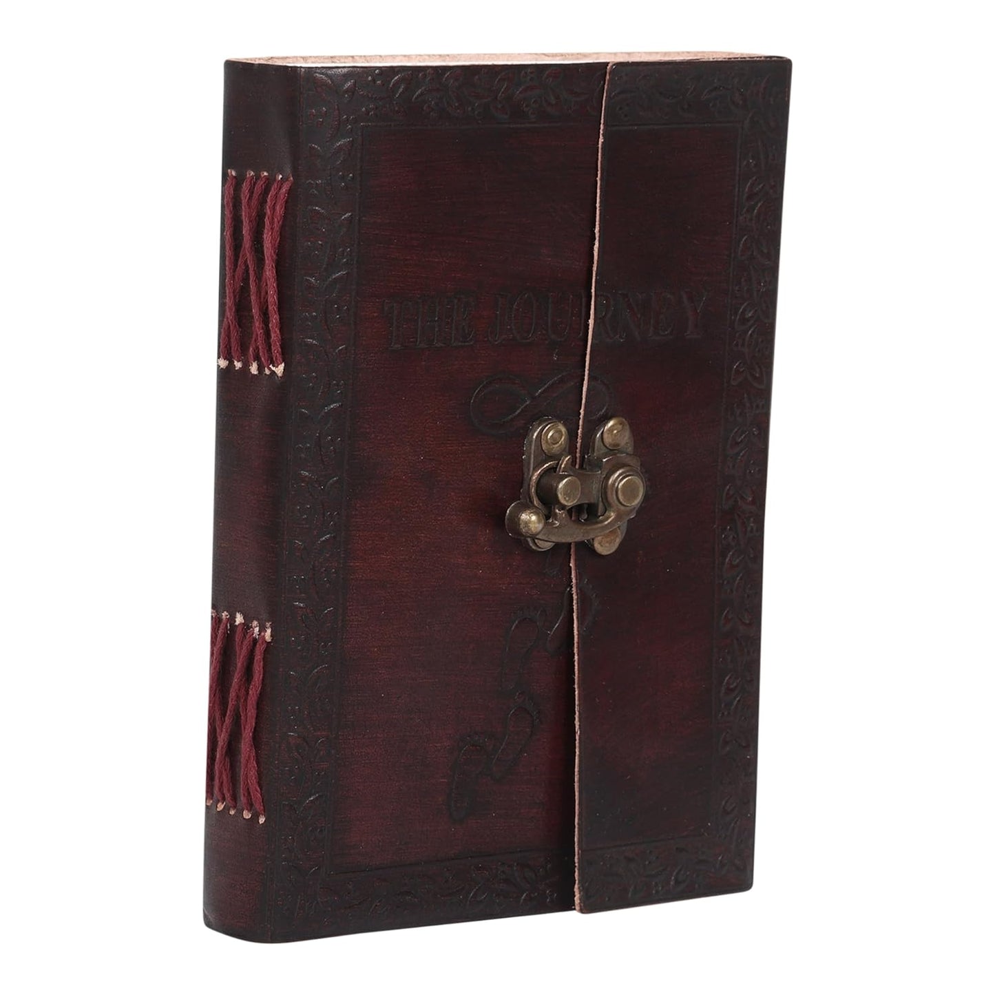 The Journey Embossed Leather Journal
