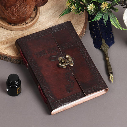 The Journey Embossed Leather Journal