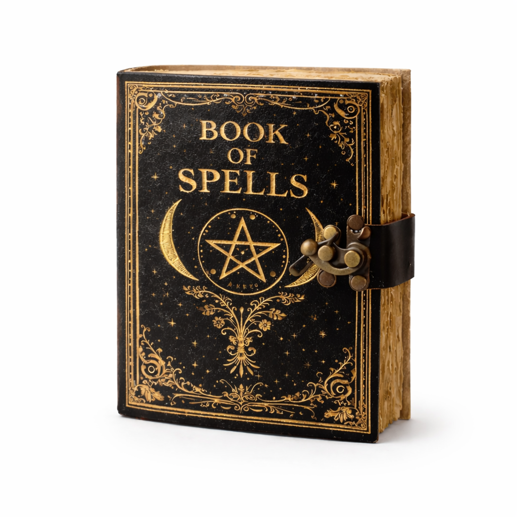 Midnight Arcana Leather Spellbook