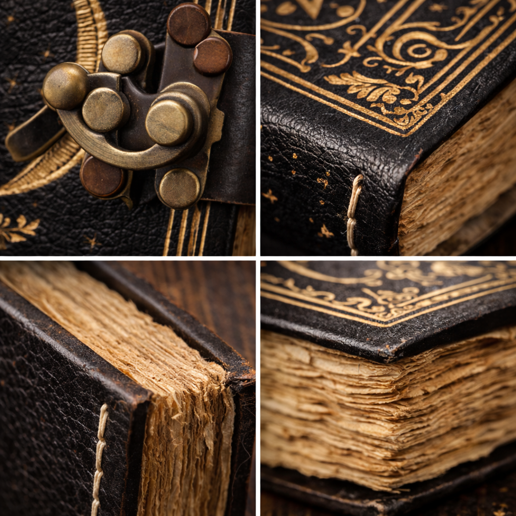 Midnight Arcana Leather Spellbook