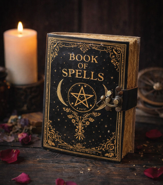 Midnight Arcana Leather Spellbook