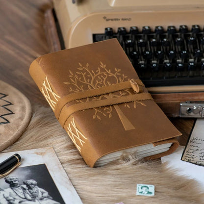 Tree of Life Embossed Leather Journal