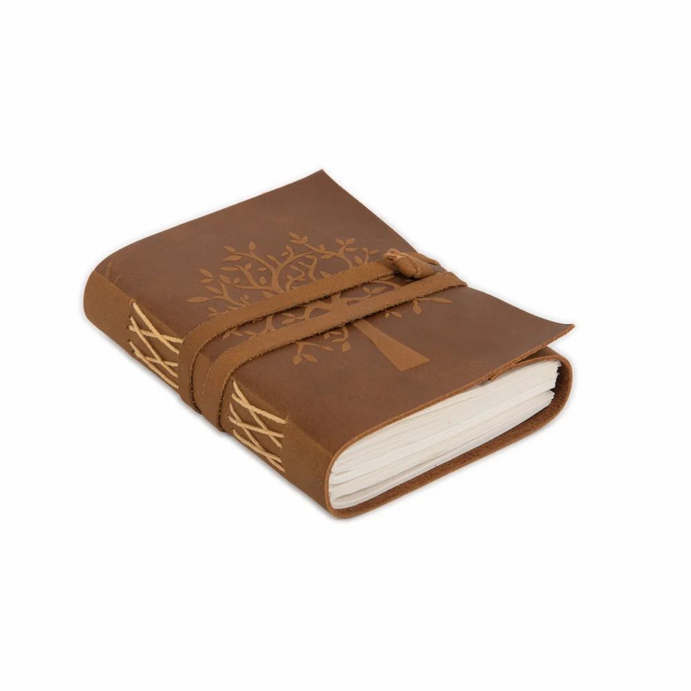Tree of Life Embossed Leather Journal