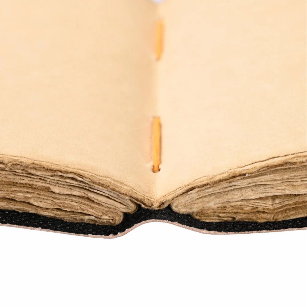Star 7 Stone Leather Journal With Brass Lock