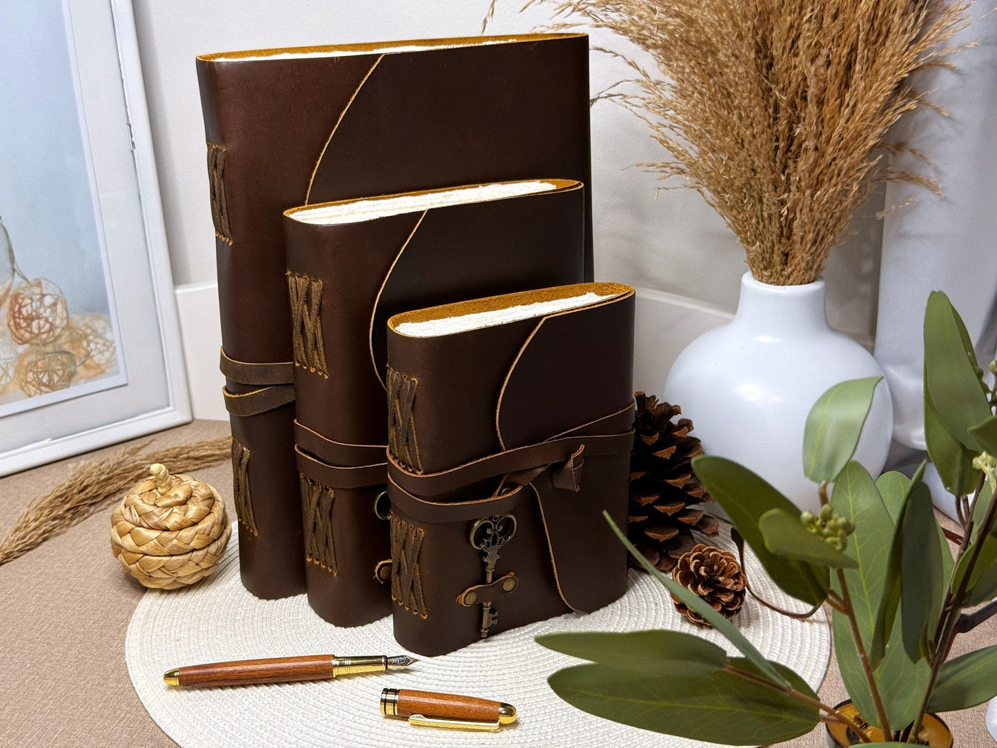 Key Deckle Vintages Leather Journal