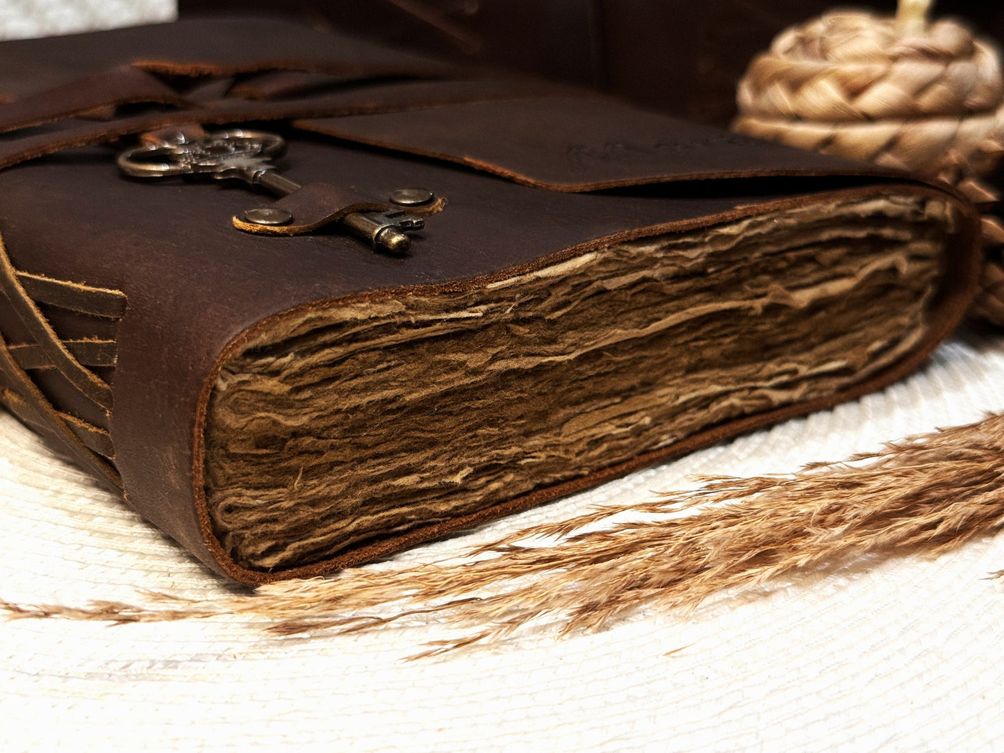 Key Deckle Vintages Leather Journal
