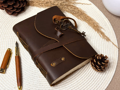 Key Deckle Vintages Leather Journal