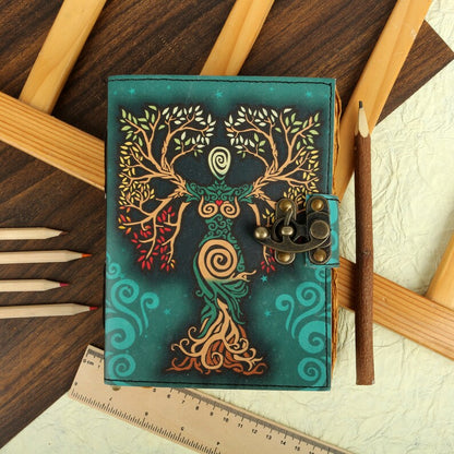 Mother Earth Tree of Life With Brass Lock
