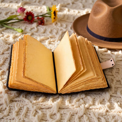 Fox Uv Print Leather Journal With Brass Lock