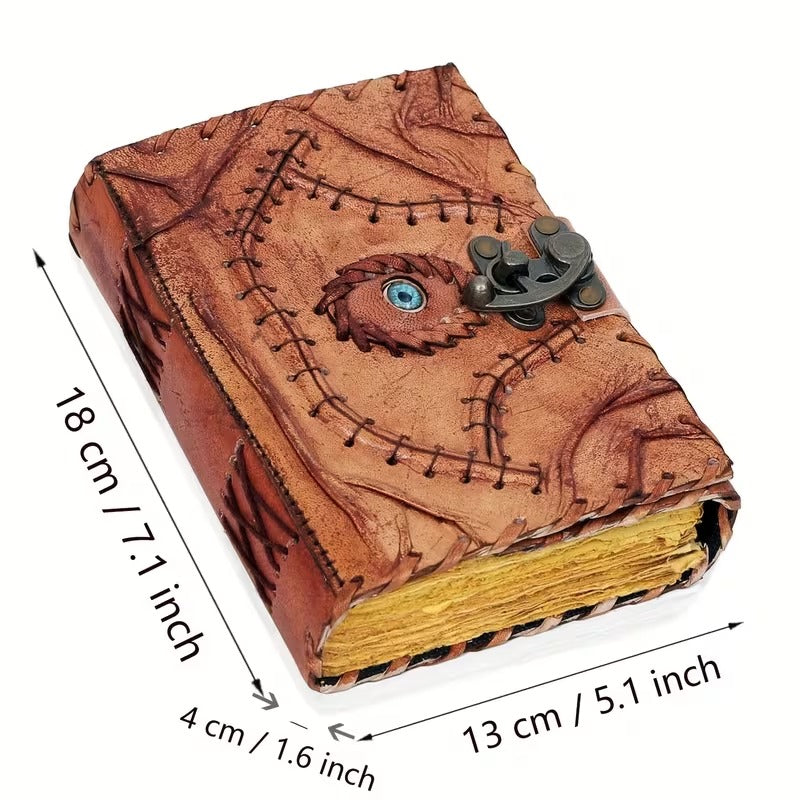 Evil Eye Hocus Pocus Leather Diary
