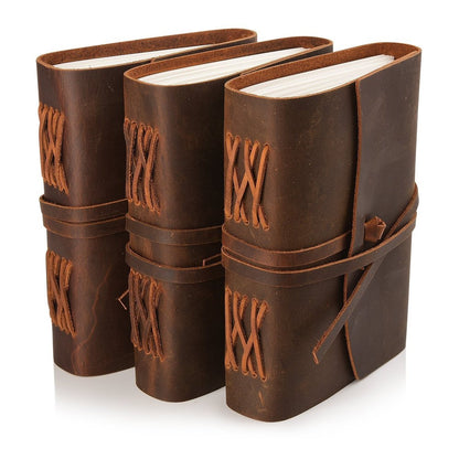 Antique Handmade Vintage Leather Journal