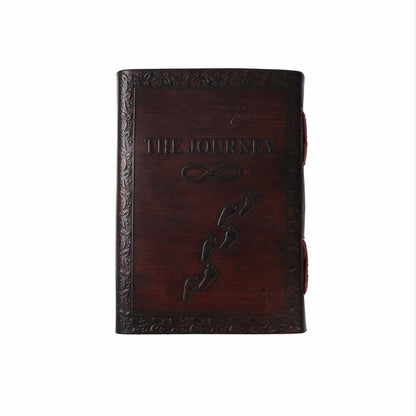The Journey Embossed Leather Journal