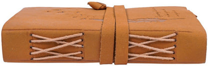 Leaf Embossed Leather Journal