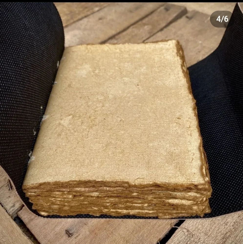 Triple Moon Leather Journal With Brass Lock