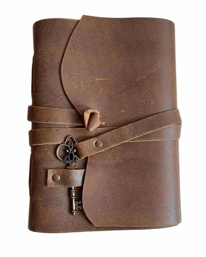 Brown Vintage Key Leather Handmade Journal