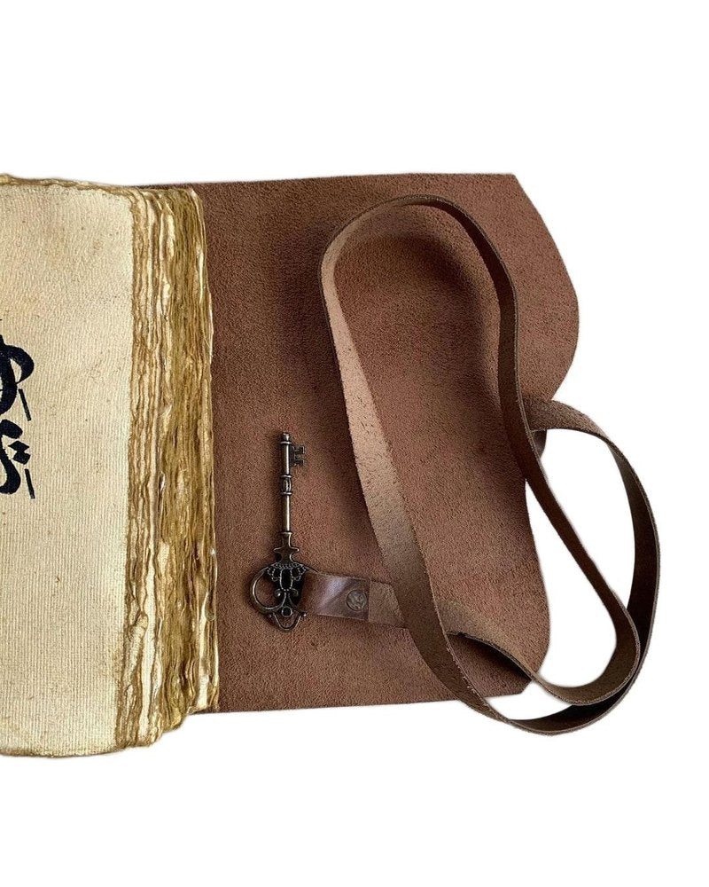 Brown Vintage Key Leather Handmade Journal